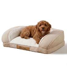 Camden Cotton & Jute Rectangular Dog Bed